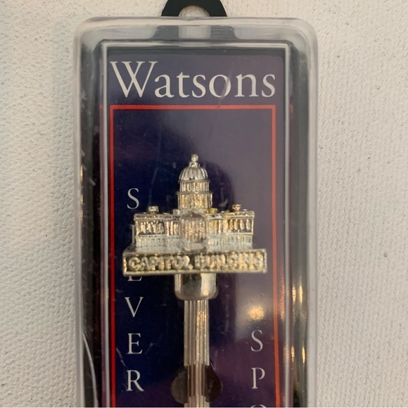 Washington DC Capital Collector Souvenir Spoon Watsons Silver Plated W Box 4.25" - Picture 7 of 10